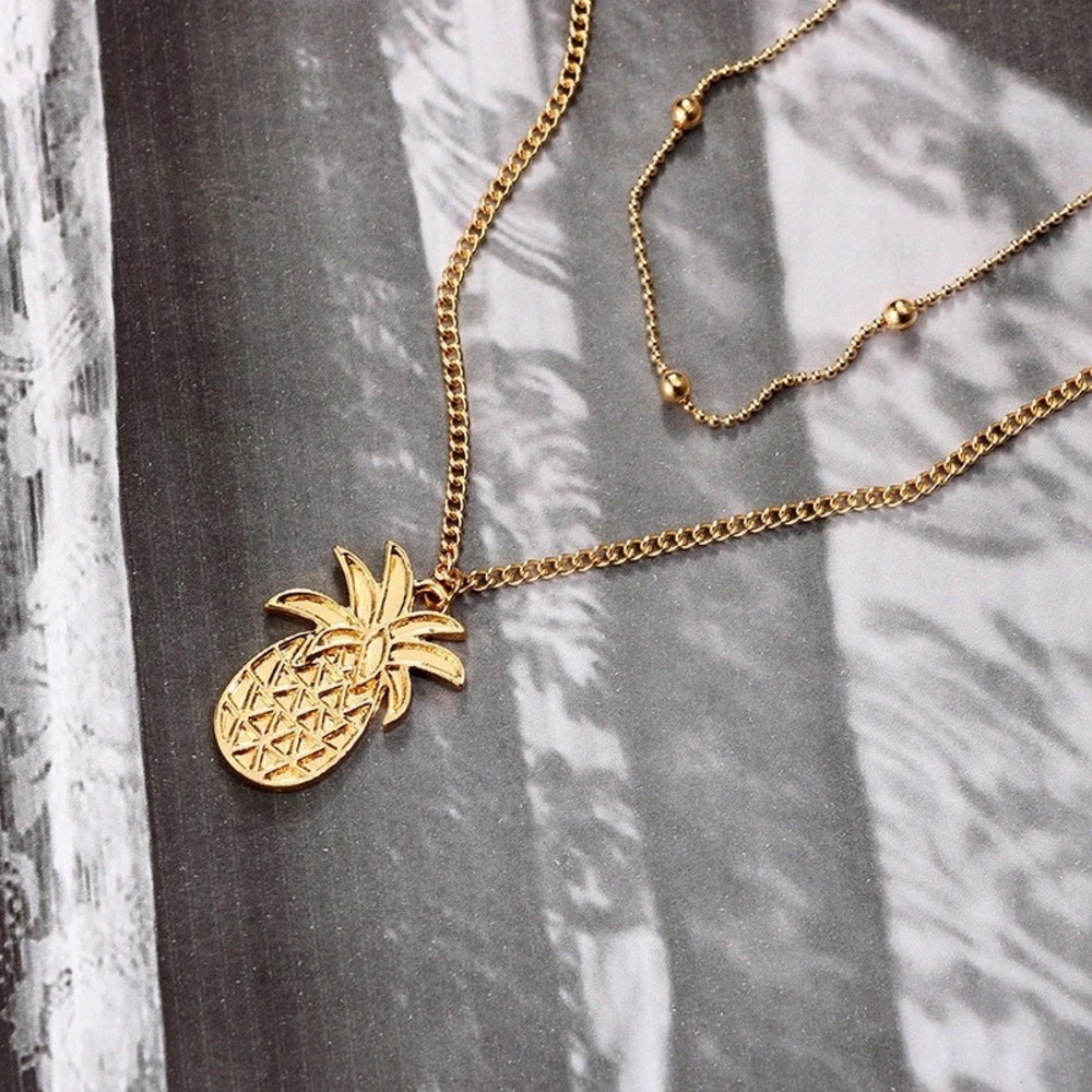 NEW🔥 pineapple🍍 Style Layered Choker - Picture 3 of 7